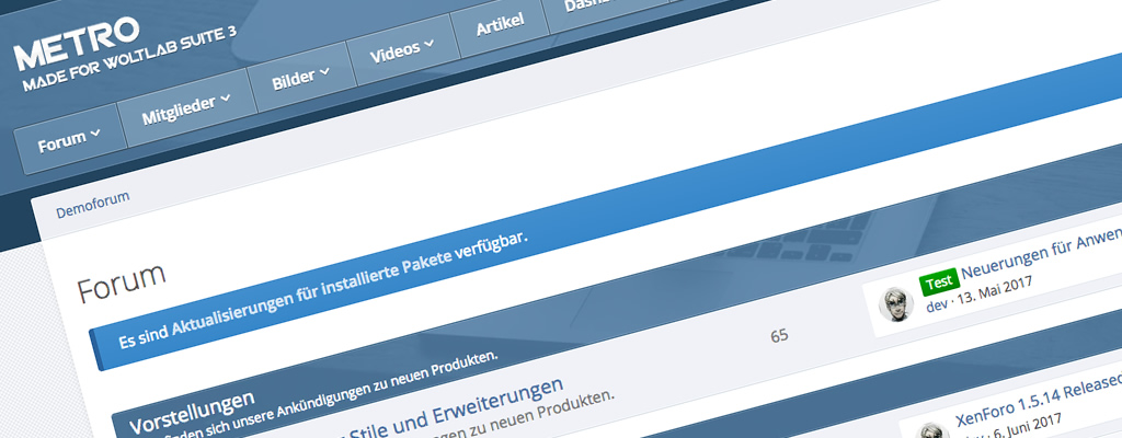 Metro für WoltLab Suite 3.0 veröffentlicht